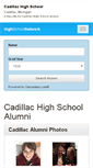 Mobile Screenshot of cadillachighschool.com